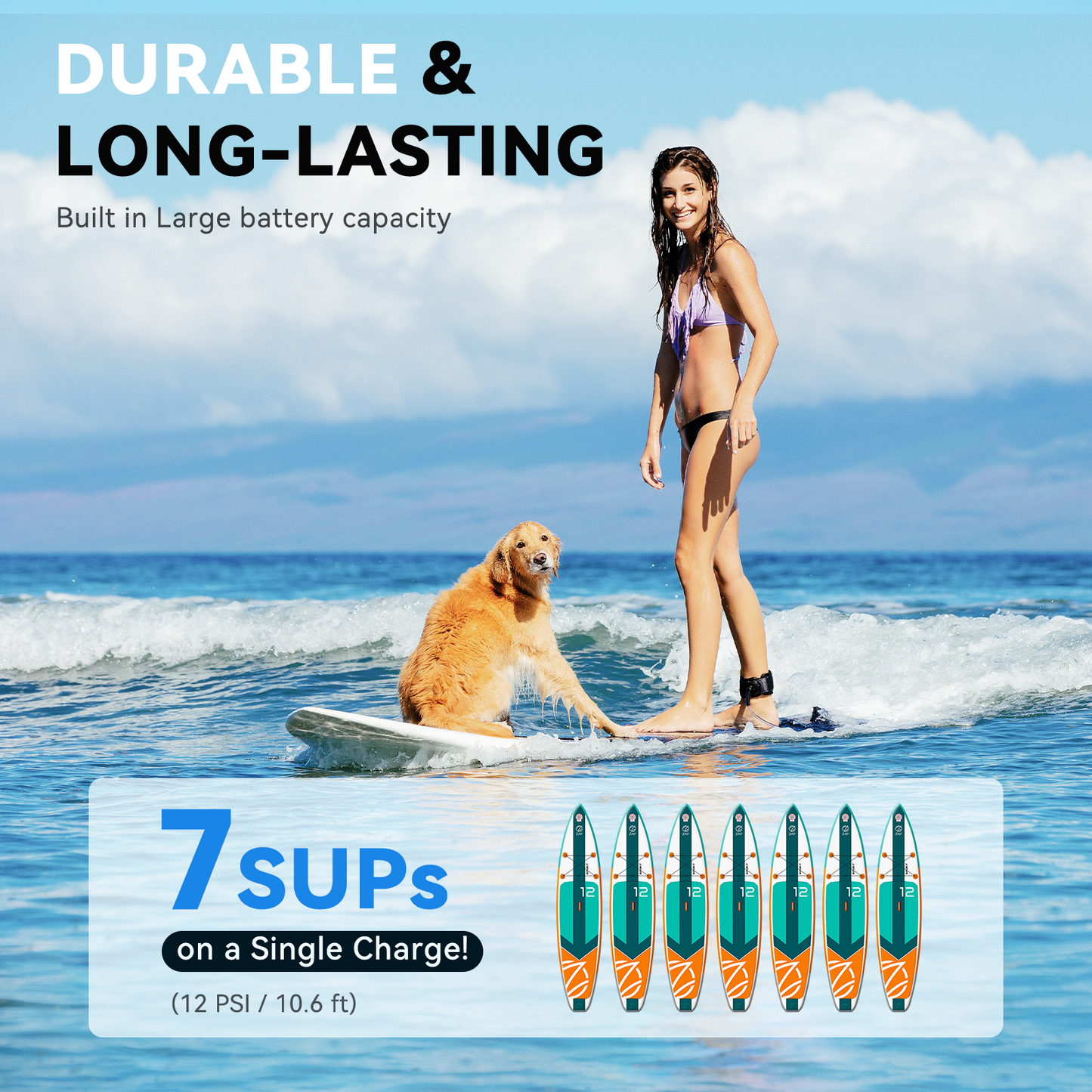 TOPUMP TPS300 SUP Rechargeable Pump