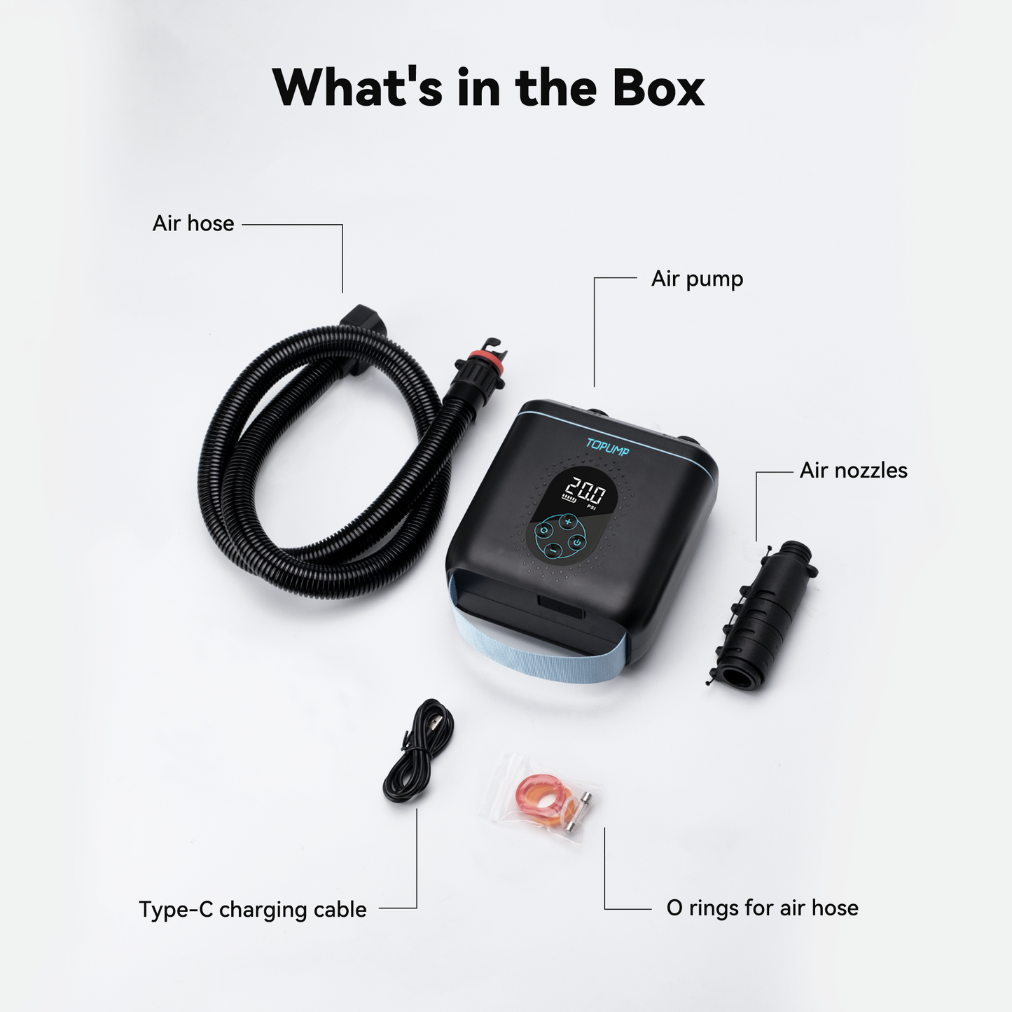 TOPUMP TPS260 Electric Pump for SUP & Wings