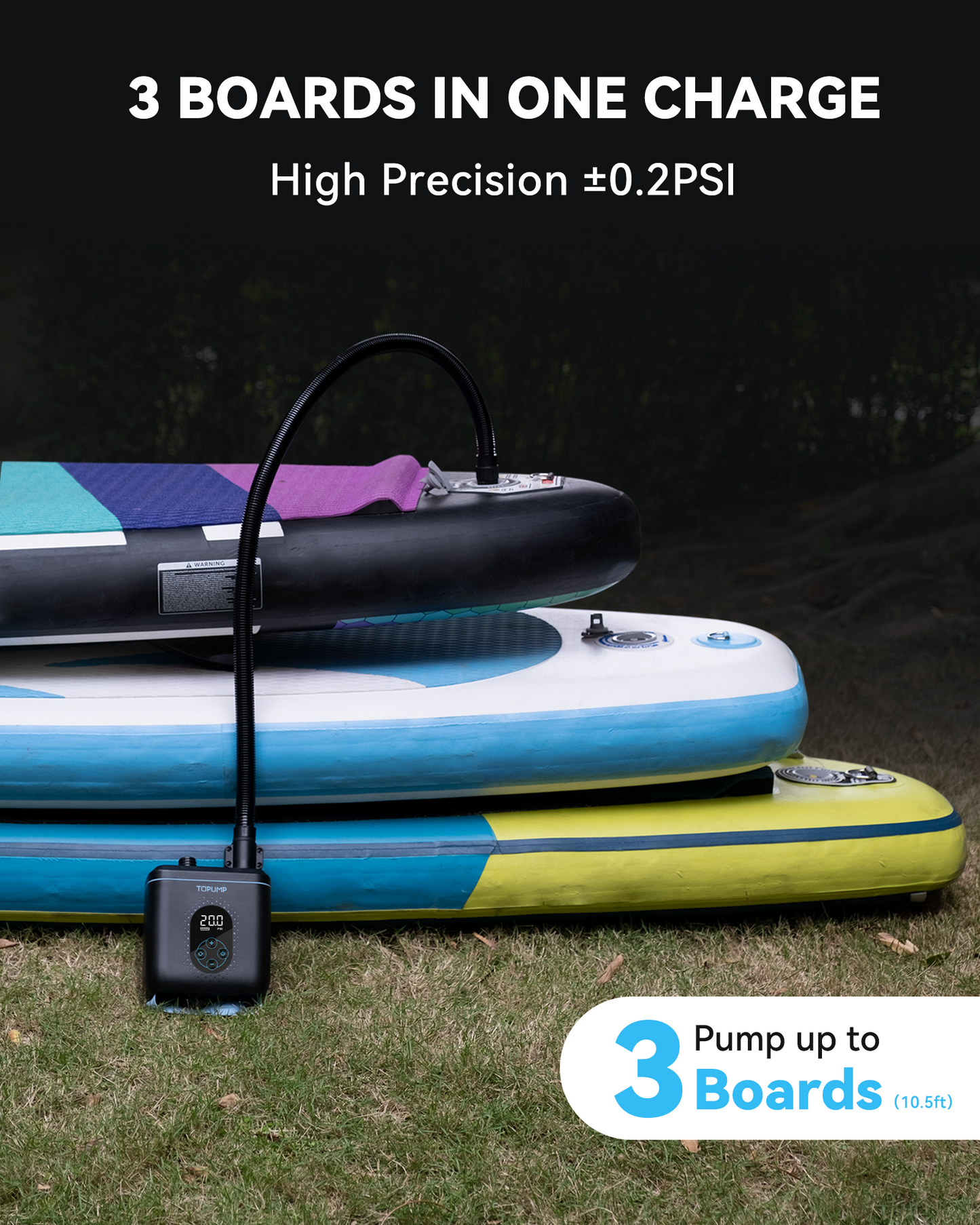 TOPUMP TPS260 Electric Pump for SUP & Wings